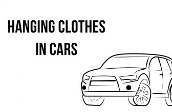 Is it safe to travel with hanging clothes in cars
